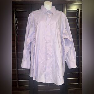 Vintage Brooks Brothers Button Down Shirt Size 17 | 33 Purple Lavender Madison